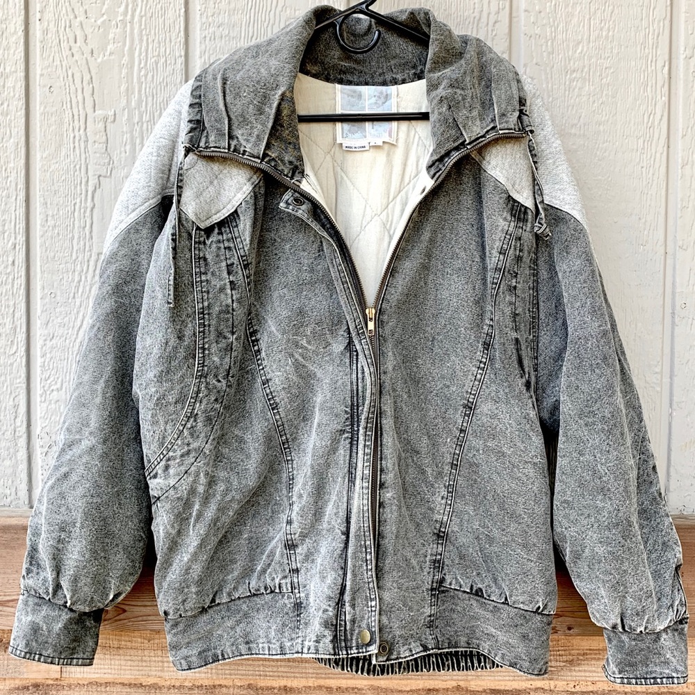 Vintage Gitano denim acid wash insulated jacket - Picture 16 of 17